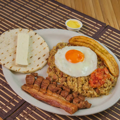 Calentado Con Chicharrón